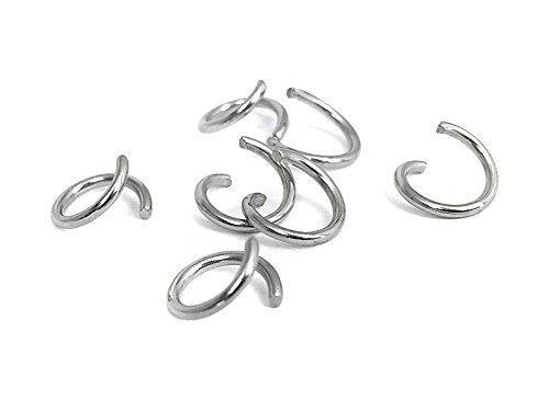 Binderinge/Biegeringe aus Edelstahl 7x1 mm - 30 Stück von Sescha
