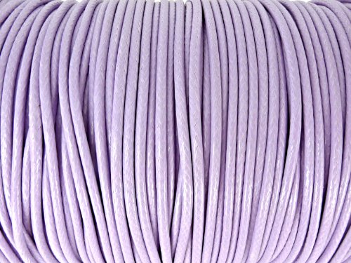 Sescha Baumwoll Kordel Korean Wax Cord 2mm in Flieder - 5 Meter Sescha Baumwoll Kordel Korean Wax Cord 2mm in Flieder - 5 Meter von Sescha
