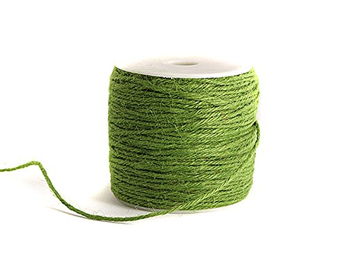 Sescha Hanfschnur/Hanfband in grün 2 mm - 5 m von Sescha