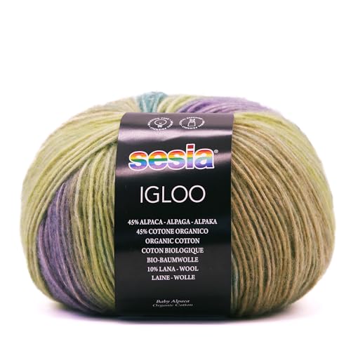 Sesia Igloo Garn 150 g Knäuel 330 m (0187 Moos) von Sesia