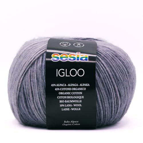 Sesia Igloo Garn 150 g Knäuel 330 m (0461 Mausgrau) von Sesia