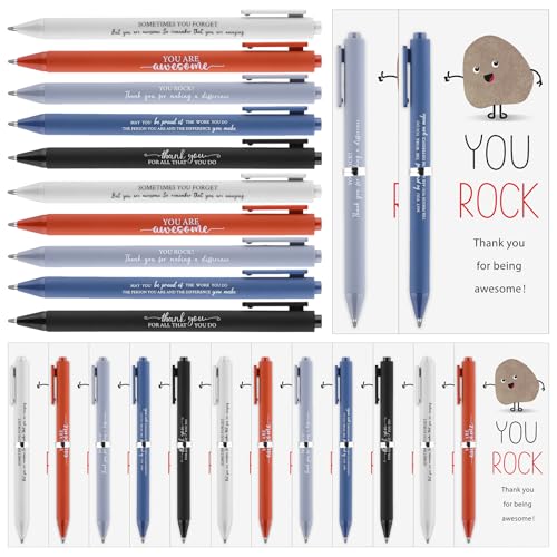 25 Sets Mitarbeiter-Wertschätzungsgeschenke, Großpackung mit 25 inspirierenden Kugelschreibern, 25 Dankeskarten, emotionale Unterstützung, Geschenke für Kollegen, Mitarbeiter, Studenten, Lehrer 25 Sets Mitarbeiter-Wertschätzungsgeschenke, Großpackung mit 25 inspirierenden Kugelschreibern, 25 Dankeskarten, emotionale Unterstützung, Geschenke für Kollegen, Mitarbeiter, Studenten, Lehrer von SevenMye