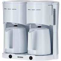 SEVERIN KA 9314 Doppel-Kaffeemaschine weiß, 2x 8 Tassen SEVERIN KA 9314 Doppel-Kaffeemaschine weiß, 2x 8 Tassen von Severin