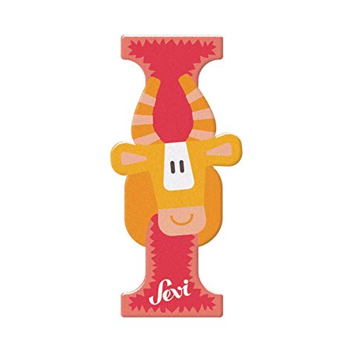 Sevi 83009 Tier Holzbuchstaben I Impala Antilope, Türbuchstaben für Kinderzimmer, Lernspielzeug aus Holz, pädagogisches Spielzeug für Kinder ab 3 Jahren, Buchstabe Tiere sortiert Sevi 83009 Tier Holzbuchstaben I Impala Antilope, Türbuchstaben für Kinderzimmer, Lernspielzeug aus Holz, pädagogisches Spielzeug für Kinder ab 3 Jahren, Buchstabe Tiere sortiert von Sevi
