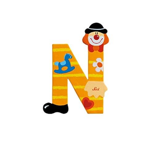 Trudi 81750 - Buchstabe Clown N (farblich sortiert) von Sevi