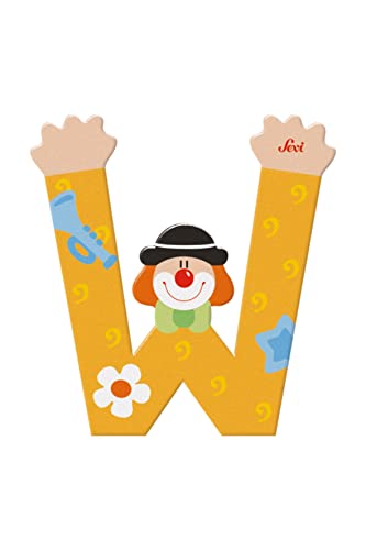 Trudi 81759 - Buchstabe Clown W, Sortiert von Sevi