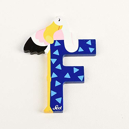 Trudi Tierbuchstaben F Flamingo 10 cm Holz von Sevi