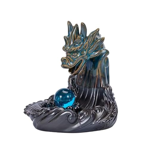 Sevitini Drachen räucherbrunnen,Räucher rückfluss Wasserfall,Dragon backflow Incense Burner,mit 60 räucherkegel Wasserfall+30 räucherstäbchen+1 glasperle,Incense Fountain,für Home Decor (Schatzgrün) Sevitini Drachen räucherbrunnen,Räucher rückfluss Wasserfall,Dragon backflow Incense Burner,mit 60 räucherkegel Wasserfall+30 räucherstäbchen+1 glasperle,Incense Fountain,für Home Decor (Schatzgrün) von Sevitini