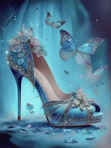 DIY 5D Diamond Painting Full Drill Blaue Schuhe Diamant Painting Bilder Malen Nach Zahlen Diamant Cross Malerei Strass Stitch Stickerei Malerei Kits Arts Craft Für Home Wand Decor 60x80cm DIY 5D Diamond Painting Full Drill Blaue Schuhe Diamant Painting Bilder Malen Nach Zahlen Diamant Cross Malerei Strass Stitch Stickerei Malerei Kits Arts Craft Für Home Wand Decor 60x80cm von Sevtidy