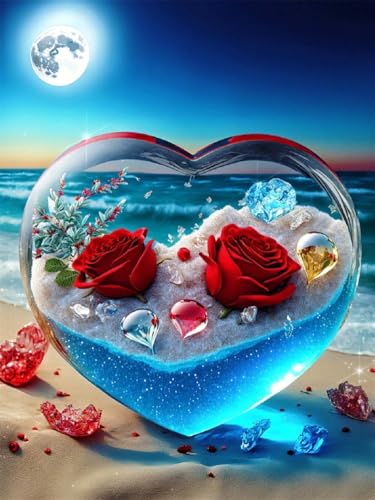 DIY 5D Diamond Painting Full Drill Rotes Herz Diamant Painting Bilder Malen Nach Zahlen Diamant Cross Malerei Strass Stitch Stickerei Malerei Kits Arts Craft Für Home Wand Decor 60x80cm DIY 5D Diamond Painting Full Drill Rotes Herz Diamant Painting Bilder Malen Nach Zahlen Diamant Cross Malerei Strass Stitch Stickerei Malerei Kits Arts Craft Für Home Wand Decor 60x80cm von Sevtidy