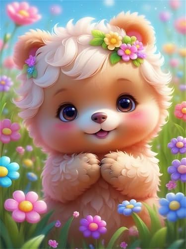 DIY 5D Diamond Painting Full Drill Süßer Babybär Diamant Painting Bilder Malen Nach Zahlen Diamant Cross Malerei Strass Stitch Stickerei Malerei Kits Arts Craft Für Home Wand Decor 30x40cm DIY 5D Diamond Painting Full Drill Süßer Babybär Diamant Painting Bilder Malen Nach Zahlen Diamant Cross Malerei Strass Stitch Stickerei Malerei Kits Arts Craft Für Home Wand Decor 30x40cm von Sevtidy