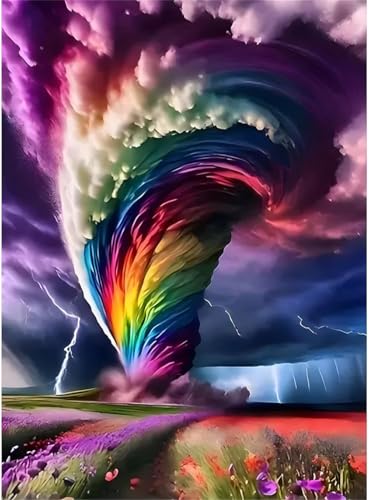 DIY 5D Diamond Painting Full Drill Tornado Diamant Painting Bilder Malen Nach Zahlen Diamant Cross Malerei Strass Stitch Stickerei Malerei Kits Arts Craft Für Home Wand Decor 60x80cm DIY 5D Diamond Painting Full Drill Tornado Diamant Painting Bilder Malen Nach Zahlen Diamant Cross Malerei Strass Stitch Stickerei Malerei Kits Arts Craft Für Home Wand Decor 60x80cm von Sevtidy