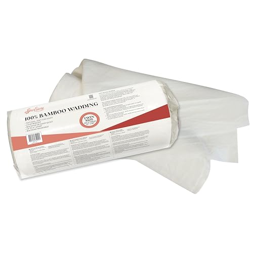 Sew Easy 100% Bambuswatte – antiallergen, antibakteriell, hochwertiges, raffiniertes Segeltuch, maschinenwaschbar, Quilten, Heimdekoration– Doppelbettgröße 182 x 228 cm 72 x 90 Zoll Sew Easy 100% Bambuswatte – antiallergen, antibakteriell, hochwertiges, raffiniertes Segeltuch, maschinenwaschbar, Quilten, Heimdekoration– Doppelbettgröße 182 x 228 cm 72 x 90 Zoll von Sew Easy