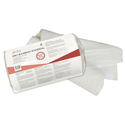 Sew Easy 100% Bambuswatte – antiallergen, antibakteriell, hochwertiges, raffiniertes Segeltuch, maschinenwaschbar, Quilten, Heimdekoration– Tatsächliche Größe 205 x 243 cm 81 x 96 Zoll Sew Easy 100% Bambuswatte – antiallergen, antibakteriell, hochwertiges, raffiniertes Segeltuch, maschinenwaschbar, Quilten, Heimdekoration– Tatsächliche Größe 205 x 243 cm 81 x 96 Zoll von Sew Easy