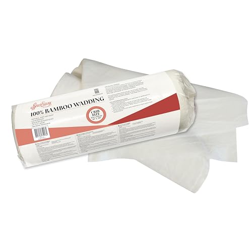 Sew Easy 100% Bambuswatte – antiallergen, antibakteriell, hochwertiges, raffiniertes Segeltuch, maschinenwaschbar, Quilten, Heimdekoration - Wiegengröße 114 x 152 cm 45 x 60" Sew Easy 100% Bambuswatte – antiallergen, antibakteriell, hochwertiges, raffiniertes Segeltuch, maschinenwaschbar, Quilten, Heimdekoration - Wiegengröße 114 x 152 cm 45 x 60" von Sew Easy