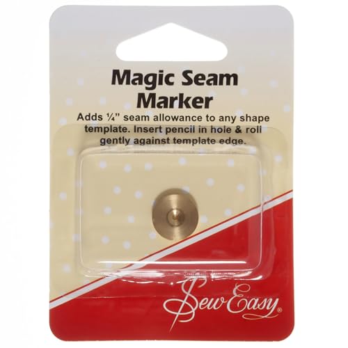 Sew Easy Magischer Nahtmarker, 6 mm Abstand zum Nähen, Quilten, Schneidern, Basteln, Schneidern, Sticken Sew Easy Magischer Nahtmarker, 6 mm Abstand zum Nähen, Quilten, Schneidern, Basteln, Schneidern, Sticken von Sew Easy
