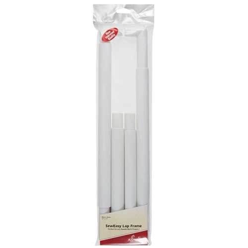 Sew Easy Quilters Schoßrahmen – Rutschfester Kunststoffhalter für Stickerei, Quilten, Kreuzstich, 28 x 43 cm Sew Easy Quilters Schoßrahmen – Rutschfester Kunststoffhalter für Stickerei, Quilten, Kreuzstich, 28 x 43 cm von Sew Easy