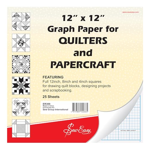 Sew Easy Zeichenpapier, 20,3 x 10,2 cm, 30,5 x 30,5 cm von Sew Easy