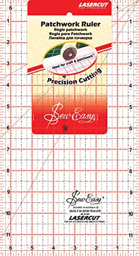 SewEasy Patchwork Quilt Ruler-12"X6.5" von Sew Easy