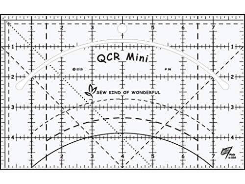 Sew Kind of Wonderful QCR Mini-Lineal, Acryl, Originalversion Sew Kind of Wonderful QCR Mini-Lineal, Acryl, Originalversion von Sew Kind of Wonderful