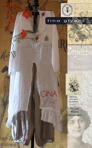 Sew Tina Givens Schnittmuster Gina Hemdkleider, Hemden XS-2XL Sew Tina Givens Schnittmuster Gina Hemdkleider, Hemden XS-2XL von Sew Tina Givens