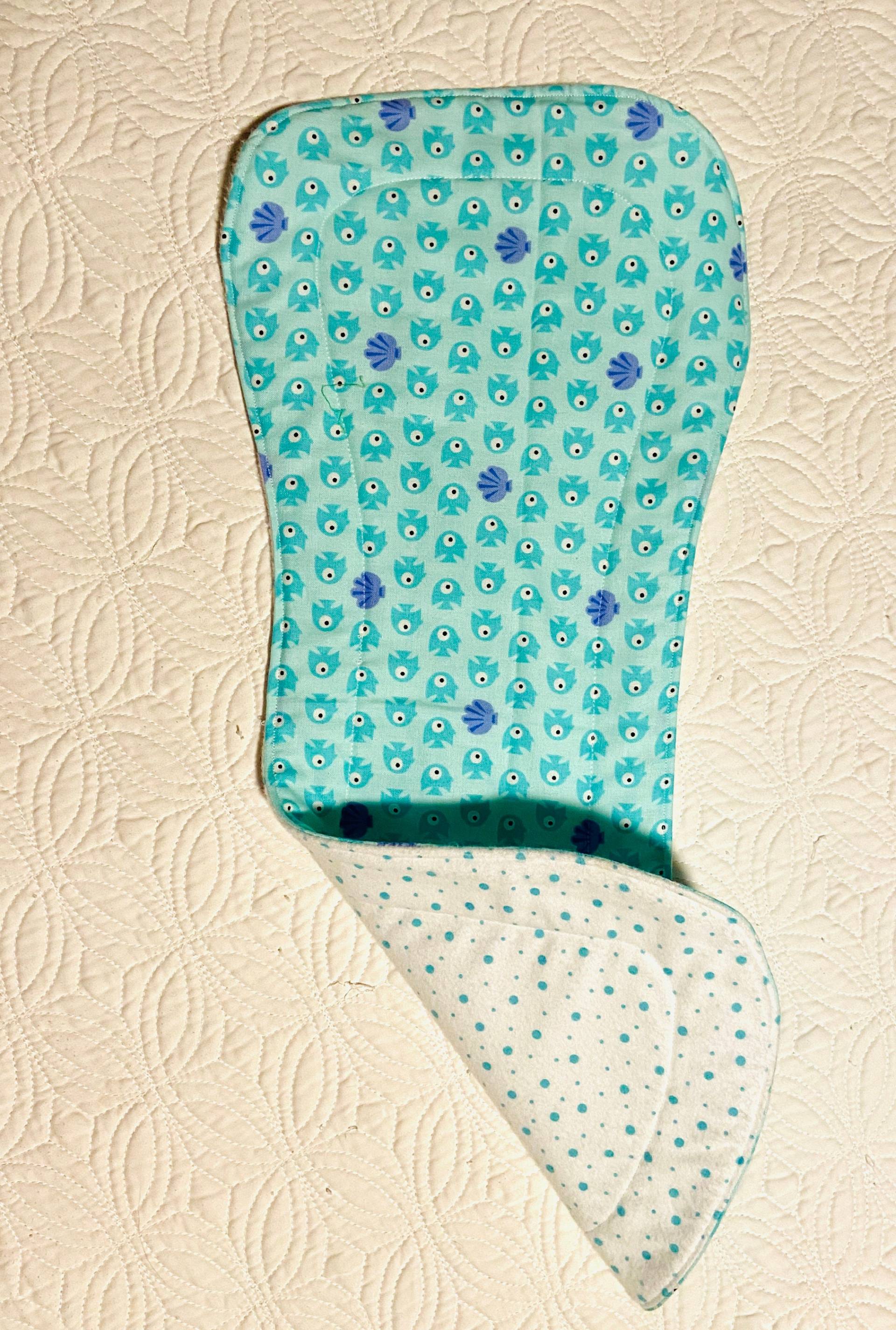 Fisch Baby Spucktuch Fisch Baby Spucktuch von SewMuchLovebyShannon