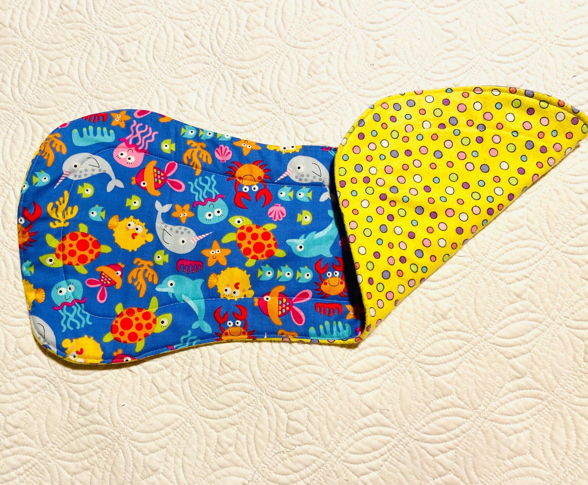 Seewesen Baby Spucktuch Seewesen Baby Spucktuch von SewMuchLovebyShannon