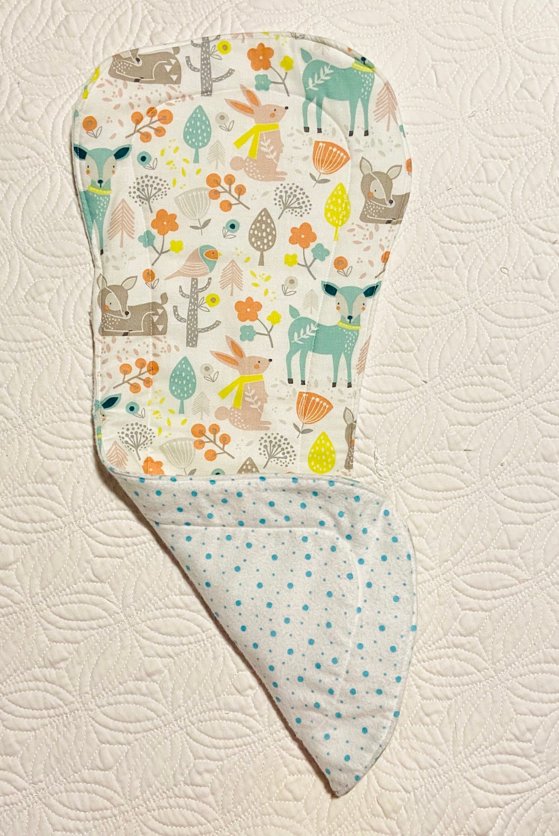 Waldfreunde Baby Spucktuch Waldfreunde Baby Spucktuch von SewMuchLovebyShannon