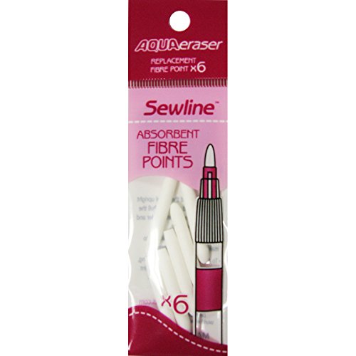 Sewline Aqua Ersatz Radierer Fasern Punkte, 6er Pack Sewline Aqua Ersatz Radierer Fasern Punkte, 6er Pack von Sewline