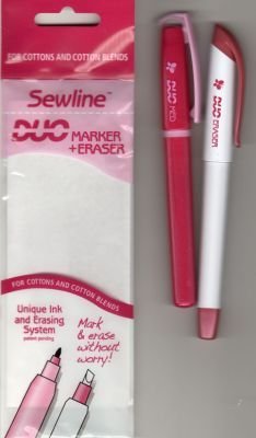 Sewline Duo Marker 2,0 mm & Radiergummi Set von Sewline