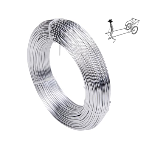 2mm x 30m basteldraht,aluminiumdraht,schmuckdraht,draht zum basteln,aluminium-draht,aluminium craft wire,bindedraht modellierdraht für dekoteile, DIY-skulpturen,kranzherstellung & bonsai-bäume-silber 2mm x 30m basteldraht,aluminiumdraht,schmuckdraht,draht zum basteln,aluminium-draht,aluminium craft wire,bindedraht modellierdraht für dekoteile, DIY-skulpturen,kranzherstellung & bonsai-bäume-silber von Sewokon