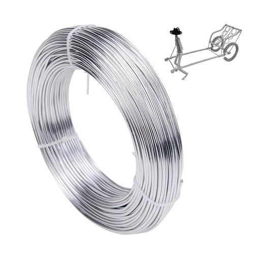 2mm x 50m basteldraht,aluminiumdraht,schmuckdraht,draht zum basteln,aluminium-draht,aluminium craft wire,bindedraht modellierdraht für dekoteile, DIY-skulpturen,kranzherstellung & bonsai-bäume-silber 2mm x 50m basteldraht,aluminiumdraht,schmuckdraht,draht zum basteln,aluminium-draht,aluminium craft wire,bindedraht modellierdraht für dekoteile, DIY-skulpturen,kranzherstellung & bonsai-bäume-silber von Sewokon