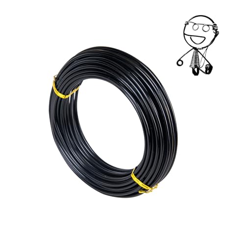2mm x 20m basteldraht,aluminiumdraht,schmuckdraht,draht zum basteln,aluminium-draht,aluminium craft wire,bindedraht modellierdraht für dekoteile, DIY-skulpturen,kranzherstellung & bonsai-bäume-schwarz 2mm x 20m basteldraht,aluminiumdraht,schmuckdraht,draht zum basteln,aluminium-draht,aluminium craft wire,bindedraht modellierdraht für dekoteile, DIY-skulpturen,kranzherstellung & bonsai-bäume-schwarz von Sewokon