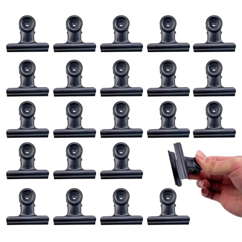 Sewokon 22 Stück 50mm Tüten Verschlussclips, Metall Bulldogge Clips, Büroklammern, Binder Clips, Schwarz Sewokon 22 Stück 50mm Tüten Verschlussclips, Metall Bulldogge Clips, Büroklammern, Binder Clips, Schwarz von Sewokon