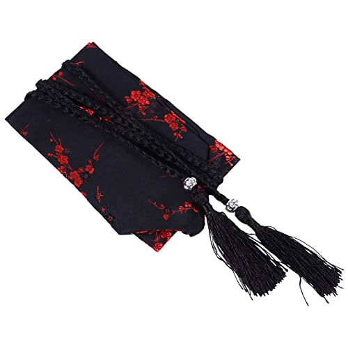 Japanischer Kimono- Obi- Gürtel Breiter Bundesbund Japanischer Stickbänder Taillengürtel mit Quasten Vintage Print Hanfu Yukata Selbstgewebegürtel Obi Sash Japanischer Kimono- Obi- Gürtel Breiter Bundesbund Japanischer Stickbänder Taillengürtel mit Quasten Vintage Print Hanfu Yukata Selbstgewebegürtel Obi Sash von Sewroro