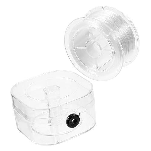 Sewroro 1 Rolle Einstellbare Elastische Schnur für Schmuckherstellung Weiß für Armbänder und DIY Projekte Vielseitige Verwendung für Perlen und Anhänger von Sewroro