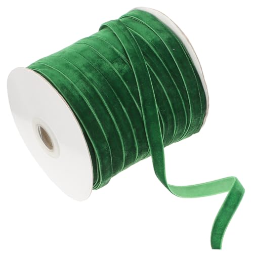 Sewroro 1 Rolle Grünes Samtband für DIY Hochzeitssträuße und Festtagsdekoration Yards für Bastelprojekte Geschenkverpackungen und Blumenarrangements Sewroro 1 Rolle Grünes Samtband für DIY Hochzeitssträuße und Festtagsdekoration Yards für Bastelprojekte Geschenkverpackungen und Blumenarrangements von Sewroro