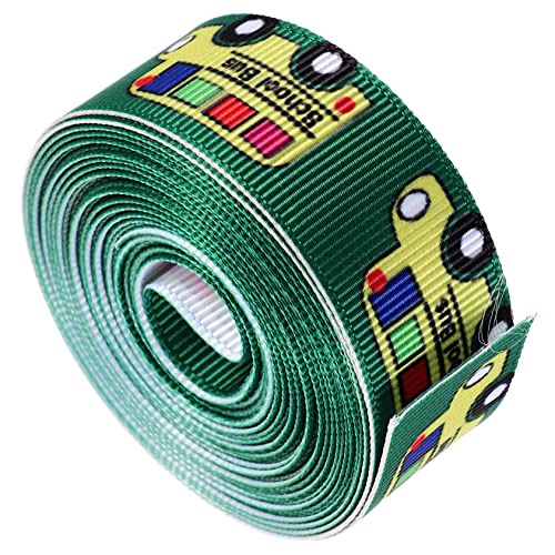 Sewroro 1 Rolle Gurtband Zum Schulanfang Für Dekorationspreise Exquisite Bänder Schulanfangsband Mit Draht Schulanfangsbanner Dekorationen Drahtband Willkommensaufkleber Polyester von Sewroro