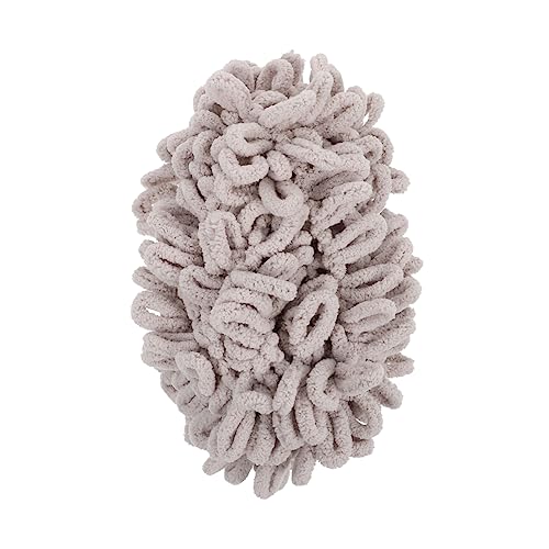 Sewroro 1 Rolle Handstrickgarn Wolle Häkeln Dickes Häkelgarn Strickzubehör Nähgarn Garn Sperriges Garn Handstrickgarn Armstrickgarn DIY Zubehör Polyester Beige von Sewroro