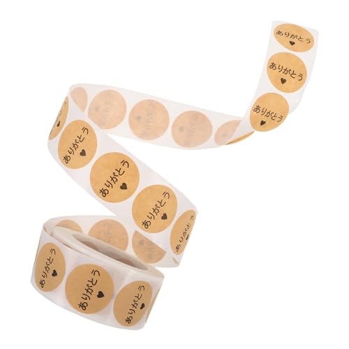Sewroro 1 Rolle Japanischer Umschlagaufkleber Umschlagdichtungsaufkleber Japanisches Geschenkpapier Dankeschön-aufkleber Aus Kraftpapier Kupferplattenaufkleber Light Brown Sewroro 1 Rolle Japanischer Umschlagaufkleber Umschlagdichtungsaufkleber Japanisches Geschenkpapier Dankeschön-aufkleber Aus Kraftpapier Kupferplattenaufkleber Light Brown von Sewroro