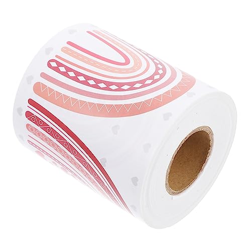 Sewroro 1 Rolle Rainbow Border Sticker für Klassenzimmer DIY Dekorationsaufkleber für Tafeln Büro Schulveranstaltungen Einfache Handhabung Vielseitig Einsetzbar von Sewroro