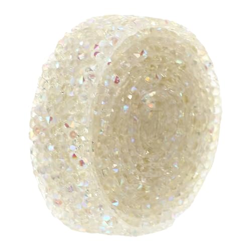 Sewroro 1 Rolle Selbstklebendes Strassband für DIY Handwerke Transparente Rhinestone Glitzernde Dekoration für Schmuck Auto und Handy für Hochzeiten und Partys Sewroro 1 Rolle Selbstklebendes Strassband für DIY Handwerke Transparente Rhinestone Glitzernde Dekoration für Schmuck Auto und Handy für Hochzeiten und Partys von Sewroro
