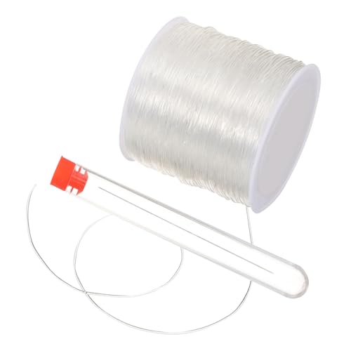 Sewroro 1 Satz Beading Set Elastische Schnur mit Perlen Nadeln Kristallfaden für DIY Armbänder Einfaches Auffädeln von Perlen Robust und Langlebig für Bastelarbeiten von Sewroro