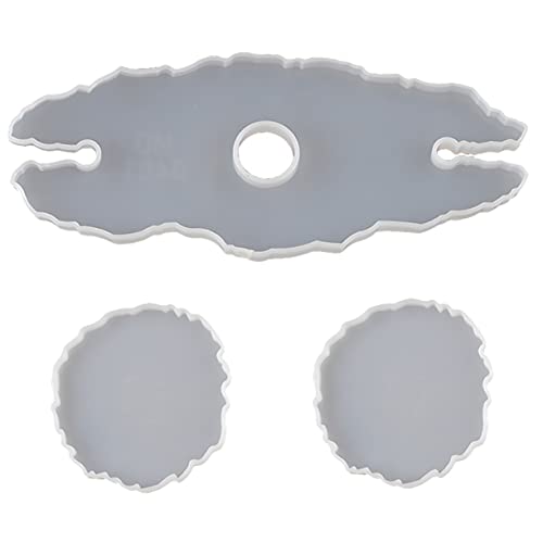 Sewroro 1 Satz DIY Silikonform Set für Kristall Untersetzer Unregelmäßige Epoxidharz Gießform für Weinglas Halter Basteln mit Kindern Einfache Anwendung und Flexibles Design Sewroro 1 Satz DIY Silikonform Set für Kristall Untersetzer Unregelmäßige Epoxidharz Gießform für Weinglas Halter Basteln mit Kindern Einfache Anwendung und Flexibles Design von Sewroro