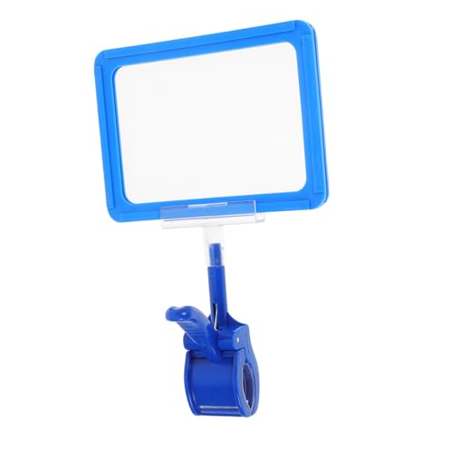 Sewroro 1 Satz Doppelseitiges Preisschild Verkaufsanhänger für den Einzelhandel Verkaufsschilder für Einzelhandelsgeschäfte flexibler Schilderhalter Rotierender Schild-Tag-Clip PVC Blau von Sewroro