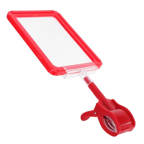 Sewroro 1 Satz Doppelseitiges Preisschild Warenanhänger Tag Sale -Aufkleber Kennzeichnungsetiketten Tags für die Kennzeichnung Schild zur Anzeige der Einzelhandelskosten PVC rot von Sewroro