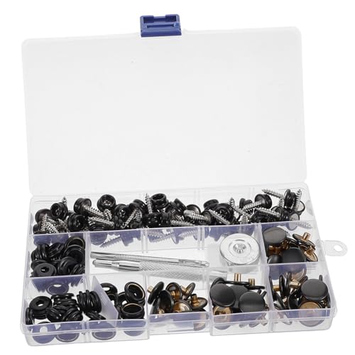 Sewroro 1 Satz Druckknopf Set Teiliges Werkzeug für Bootabdeckungen und Diy Projekte Wetterfestes Material Sicheres Vierfaches Design für Langlebige Stabilität und Einfache Anwendung Sewroro 1 Satz Druckknopf Set Teiliges Werkzeug für Bootabdeckungen und Diy Projekte Wetterfestes Material Sicheres Vierfaches Design für Langlebige Stabilität und Einfache Anwendung von Sewroro