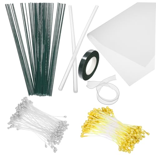 Sewroro 1 Satz Hochwertige Bastelmaterialien für Arrangements Zubehörset mit Draht Klebeband und Geschenkpapier für Blumengestecke Sewroro 1 Satz Hochwertige Bastelmaterialien für Arrangements Zubehörset mit Draht Klebeband und Geschenkpapier für Blumengestecke von Sewroro