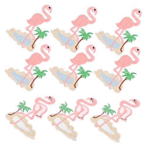 Sewroro 1 Satz Teiliges Flamingo Aufnäher Bestickte Applikationen Für Kleidung Taschen Und Hüte Für Diy Bastelprojekte Langlebig Und Hautfreundlich 10 Stück Sewroro 1 Satz Teiliges Flamingo Aufnäher Bestickte Applikationen Für Kleidung Taschen Und Hüte Für Diy Bastelprojekte Langlebig Und Hautfreundlich 10 Stück von Sewroro