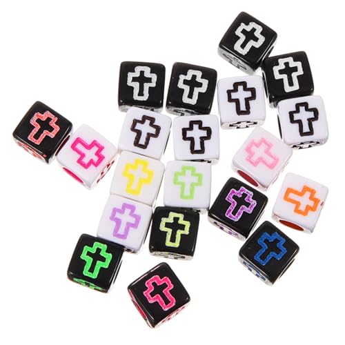Sewroro 1 Schachtel Acryl Würfelperlen mit Kreuzmuster DIY Spacer Perlen für Schmuckherstellung Sichere Langlebige Bastelperlen für Armbänder Halsketten Ohrringe Vielseitige Bastelzubehör Sewroro 1 Schachtel Acryl Würfelperlen mit Kreuzmuster DIY Spacer Perlen für Schmuckherstellung Sichere Langlebige Bastelperlen für Armbänder Halsketten Ohrringe Vielseitige Bastelzubehör von Sewroro
